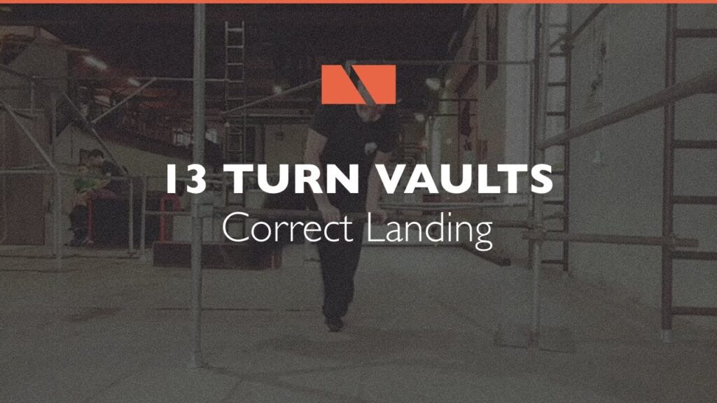 How to Turn Vault #13 - Correct Landing Parkour Tutorial. [133]