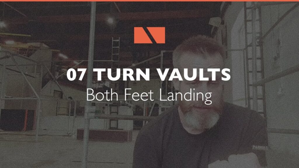 How to Turn Vault #07 - Both Feet Landing Parkour Tutorial. [127]