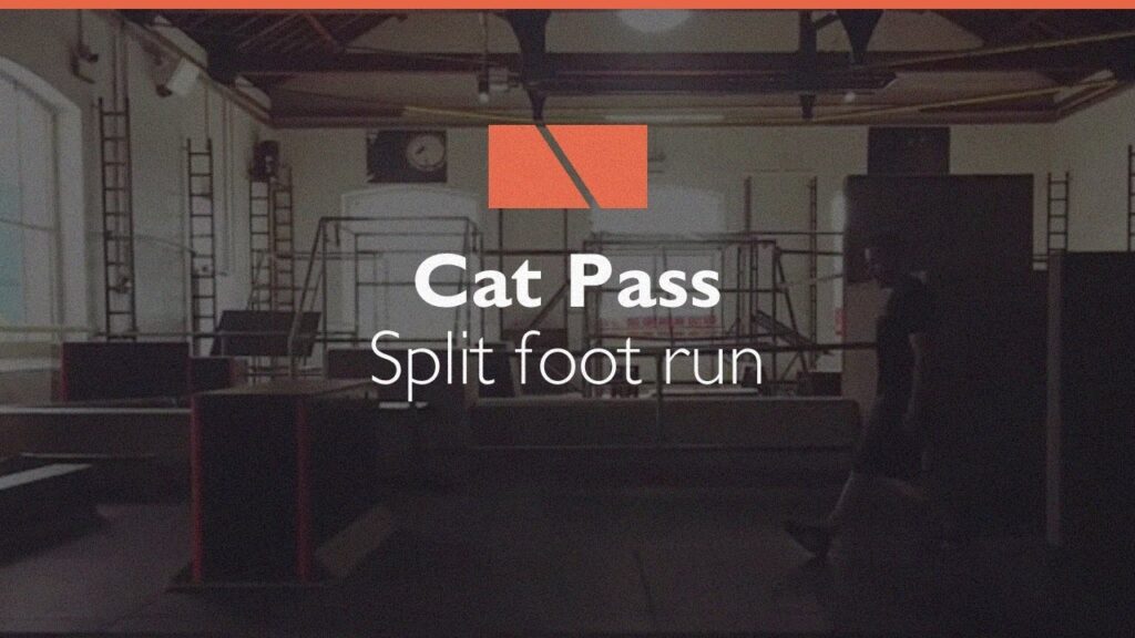 How to Cat Pass #09 - Split Foot Running Parkour Tutorial. [033]